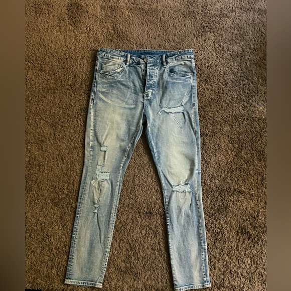 Ksubi Chitch Punk Blue Thrashed Jeans